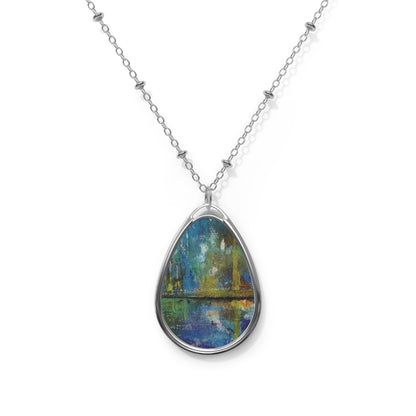 "Swamp" by Penny May Hineline | Pendant Necklace