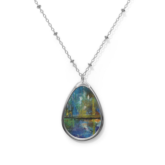 "Swamp" by Penny May Hineline | Pendant Necklace