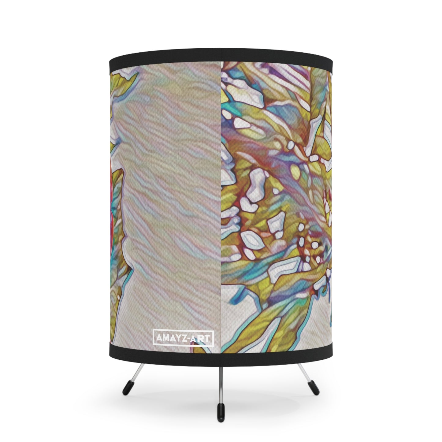 "Sacred Datura" by Brooke Lumbus | Tripod Lamp