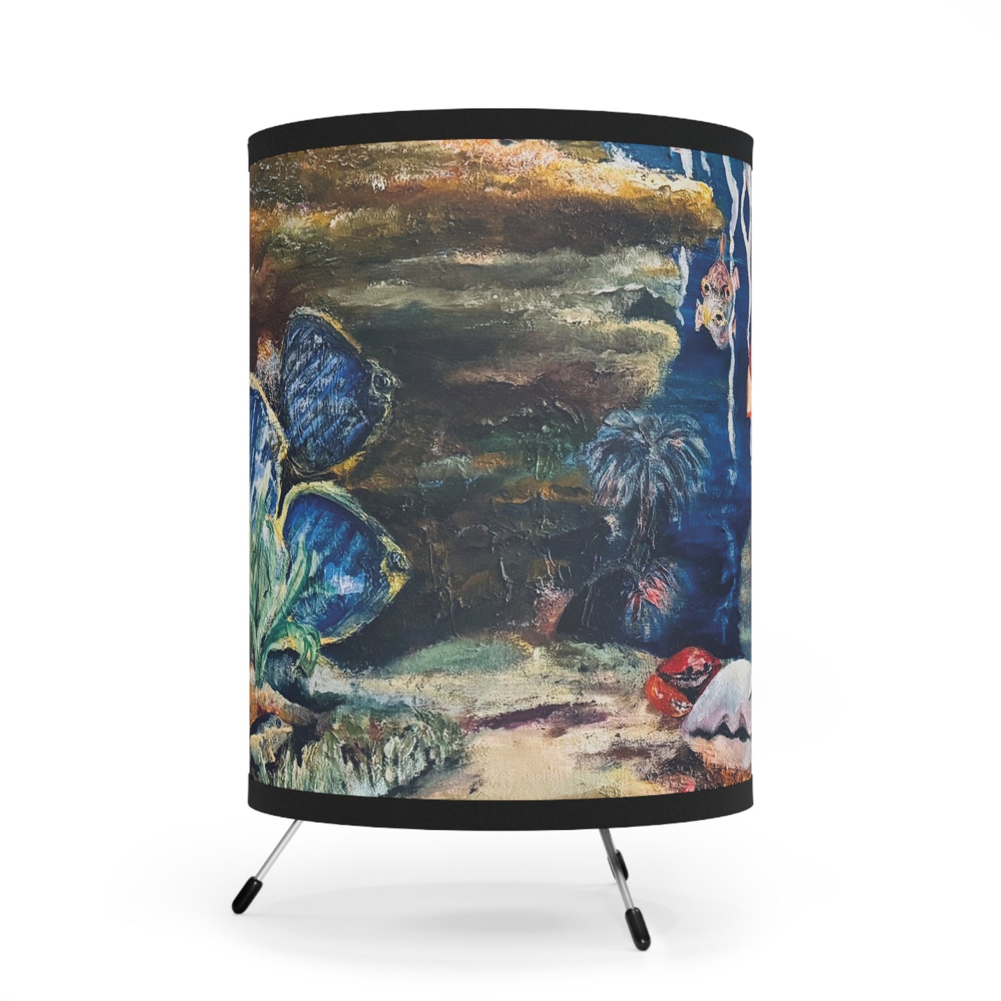 "Whas Up" by Penny May Hineline | Tripod Lamp