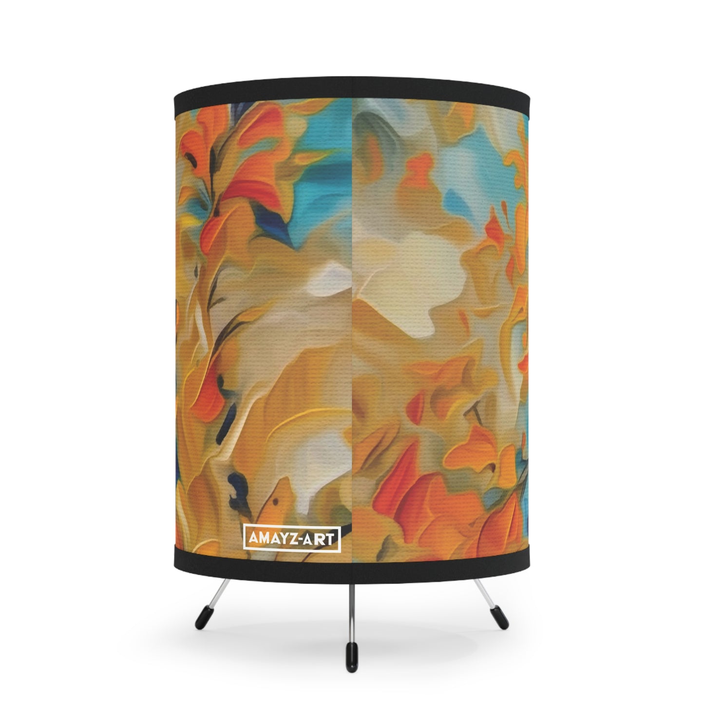 "Flora Joy" by Pam Brown | Tripod Lamp