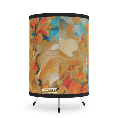 "Flora Joy" by Pam Brown | Tripod Lamp